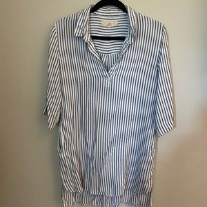 Mini blouse dress